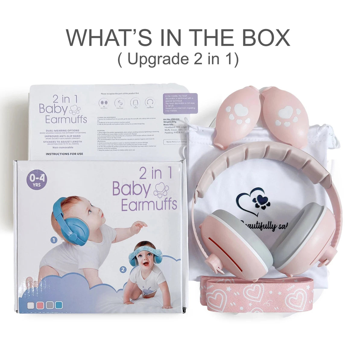 Casque antibruit bébé BabyLunea Serea