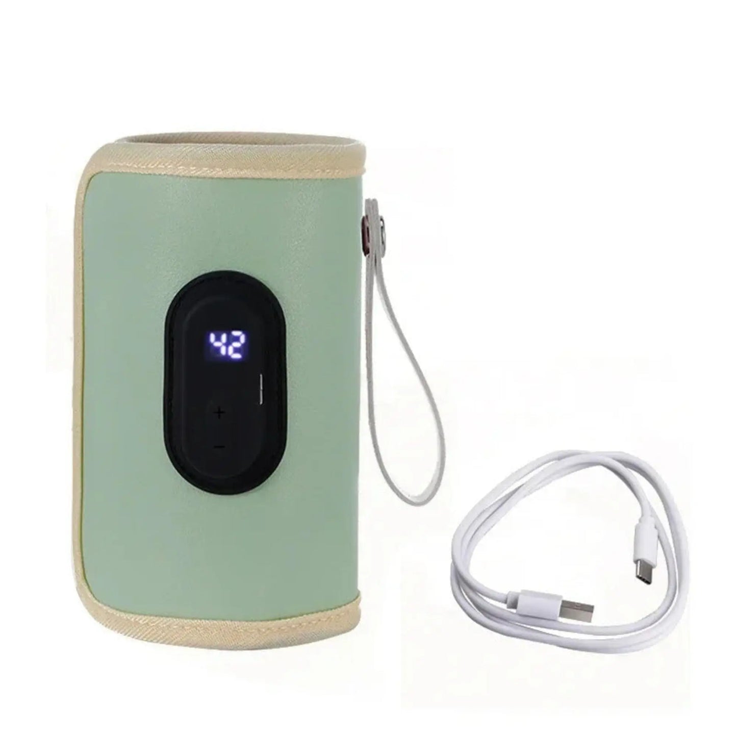 Chauffe-biberon nomade BabyLunea Nova | Rechargeable avec écran LCD et housse isotherme