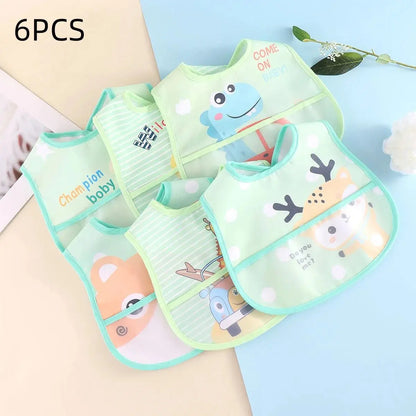 Bavoir pour bébé BabyLunea Manoa | Lot imperméable 6 pièces 