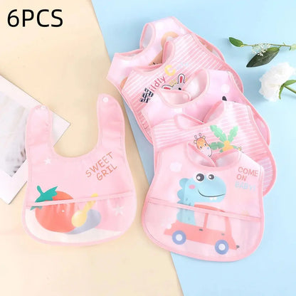 Bavoir pour bébé BabyLunea Manoa | Lot imperméable 6 pièces 