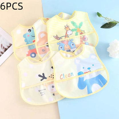 Bavoir pour bébé BabyLunea Manoa | Lot imperméable 6 pièces 