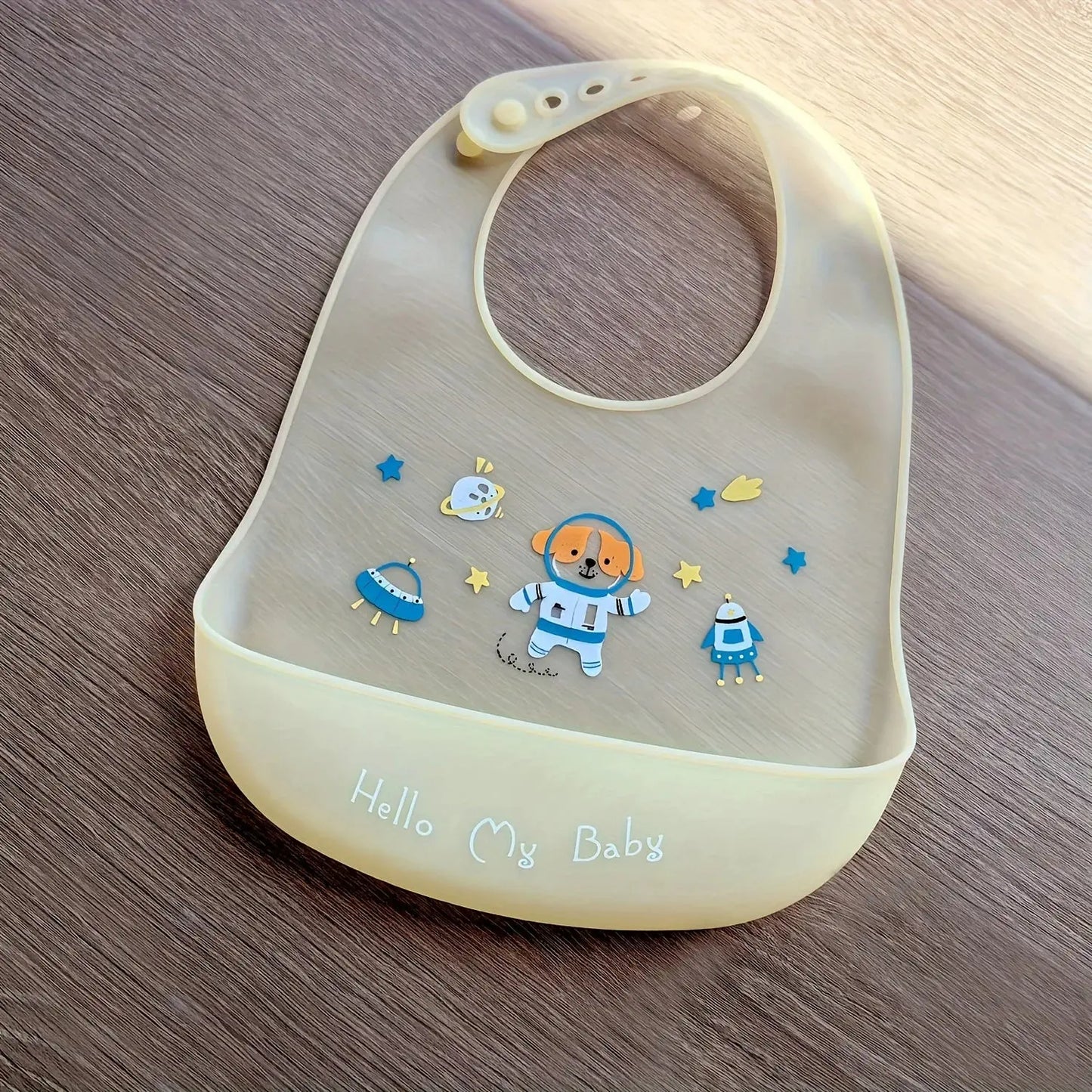 Bavoir silicone BabyLunea Livia – repas propres, poche récupératrice et entretien facile 