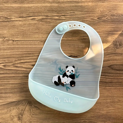 Bavoir silicone BabyLunea Livia – repas propres, poche récupératrice et entretien facile 