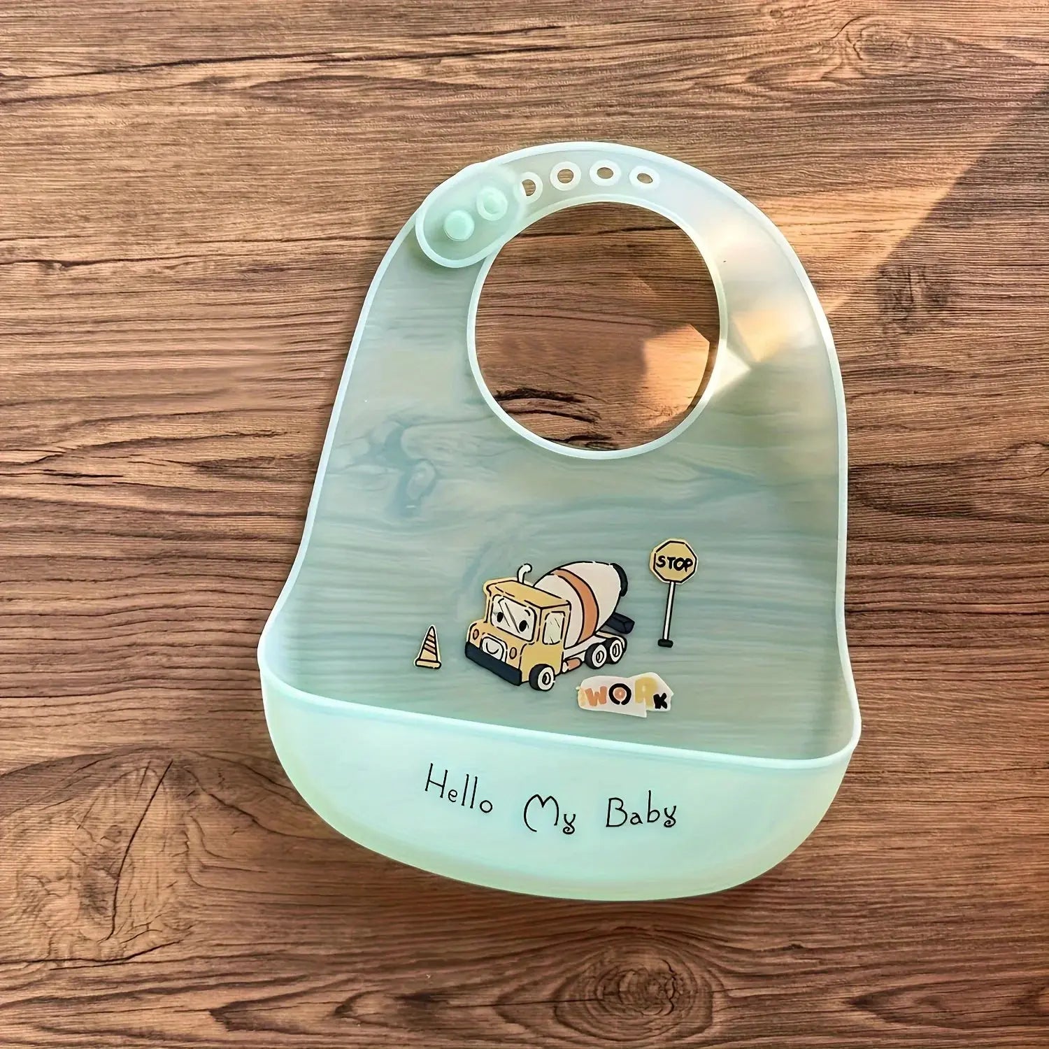 Bavoir silicone BabyLunea Livia – repas propres, poche récupératrice et entretien facile 