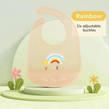 Bavoir silicone BabyLunea Livia – repas propres, poche récupératrice et entretien facile 