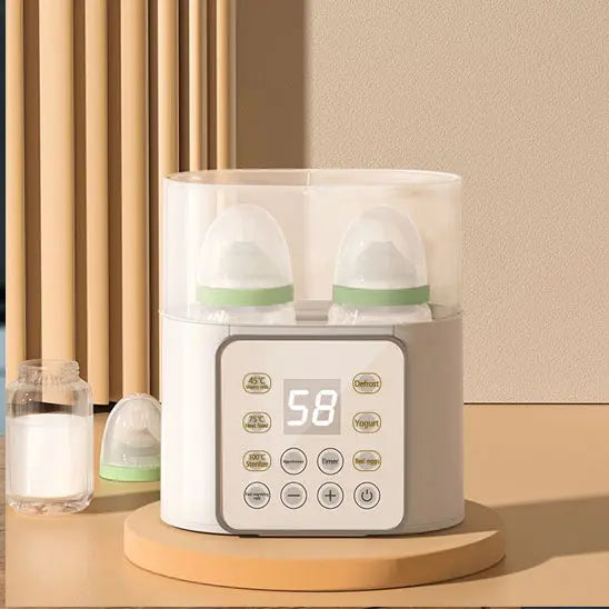 Chauffe Biberon Multifonction BabyLunea™ | Chauffe Biberon Rapide et Stérilisation Vapeur 