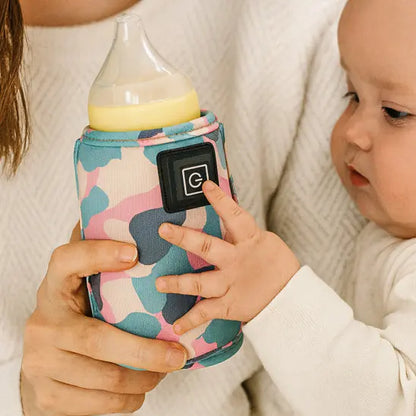 Chauffe-biberon USB BabyLunea Escale | rechargeable affichage digital 
