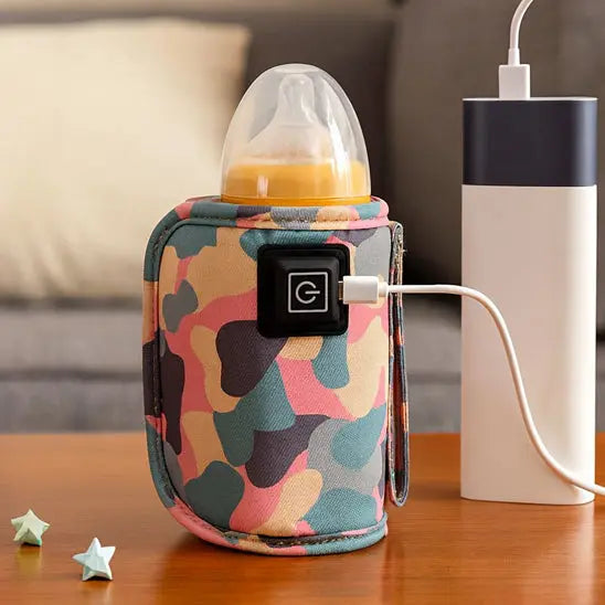 Chauffe-biberon USB BabyLunea Escale | rechargeable affichage digital 