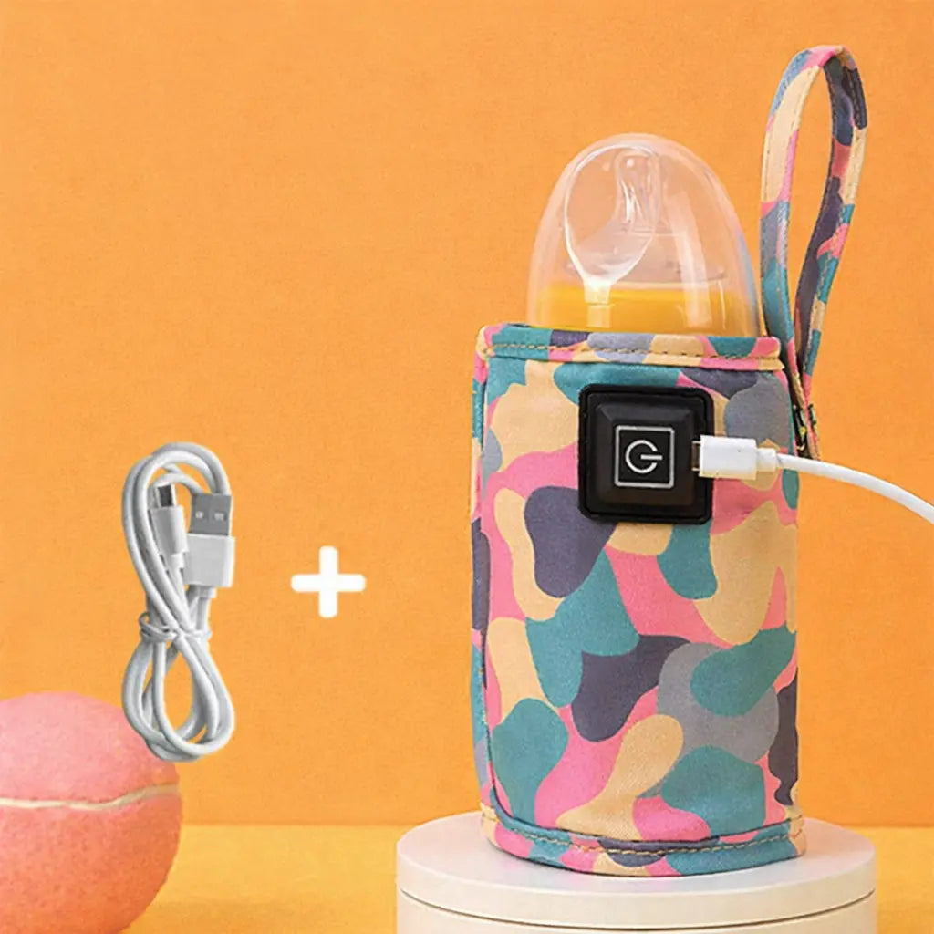 Chauffe-biberon USB BabyLunea Escale | rechargeable affichage digital 