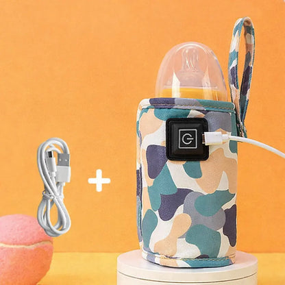 Chauffe-biberon USB BabyLunea Escale | rechargeable affichage digital 