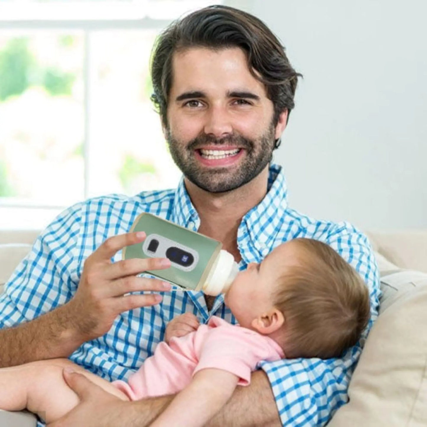 Chauffe biberon portable BabyLunea Compact | Température réglable 