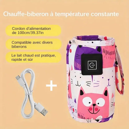 Chauffe-biberon portable BabyLunea Express | USB nomade 