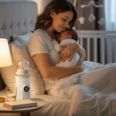 Chauffe biberon portable BabyLunea Instant USB température précise 