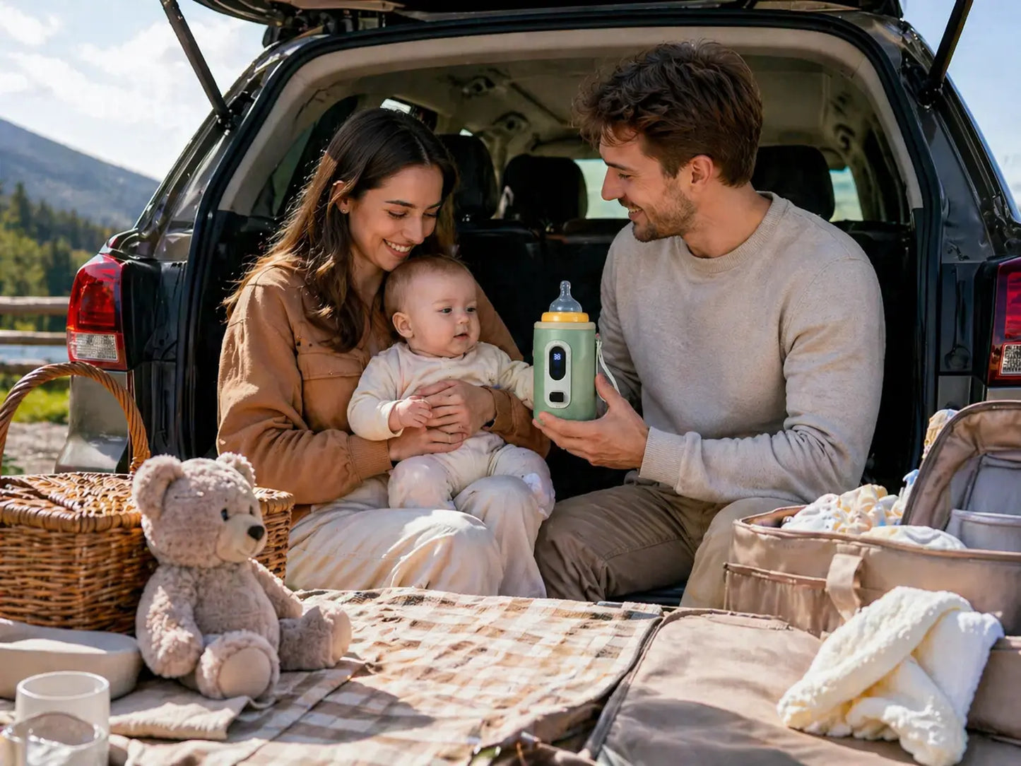 Chauffe-biberon voiture BabyLunea Horizon USB – température réglable nomade 