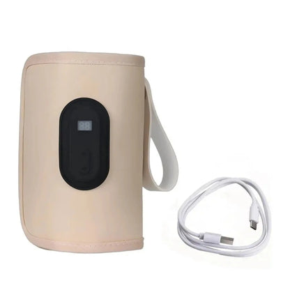 Chauffe-biberon voiture BabyLunea Liberté – Chauffe-biberon voiture USB portable réglable pour bébé (voyage, voiture, poussette) 