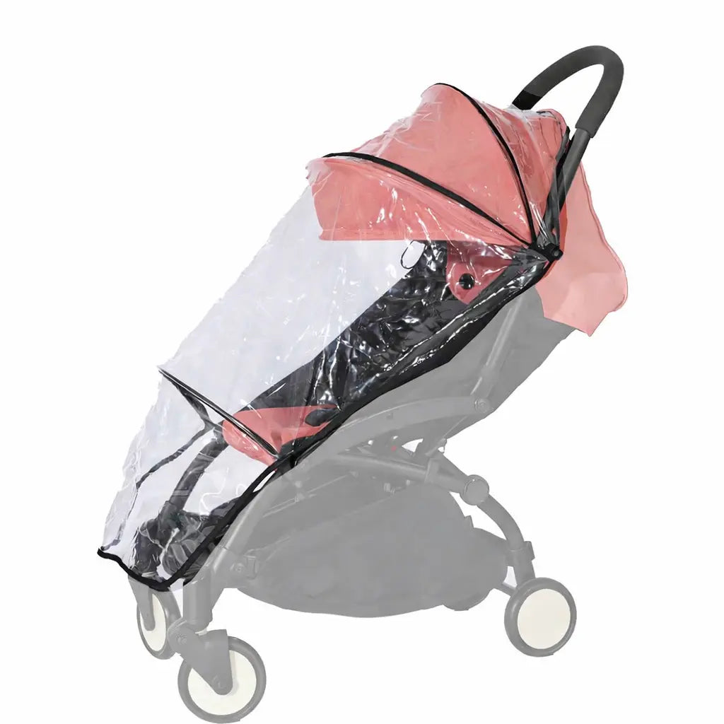 Habillage pluie universel BabyLunea Liberté transparent – protection pluie poussette bébé contre pluie, vent et neige 
