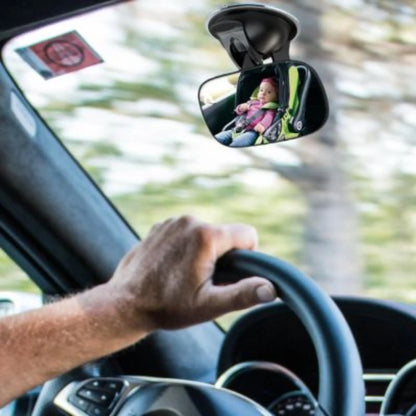 Miroir voiture bébé BabyLunea Horizon – miroir de surveillance bébé voiture grand angle, orientable, fixation ventouse, vision panoramique et sécurité renforcée pour siège auto dos à la route 