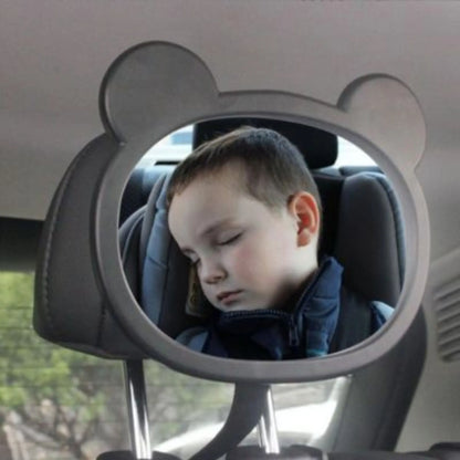 Miroir voiture bébé BabyLunea Liberté – grand miroir de surveillance pour bébé dos à la route, miroir siège auto bébé à angle large, incassable, orientable et facile à installer 