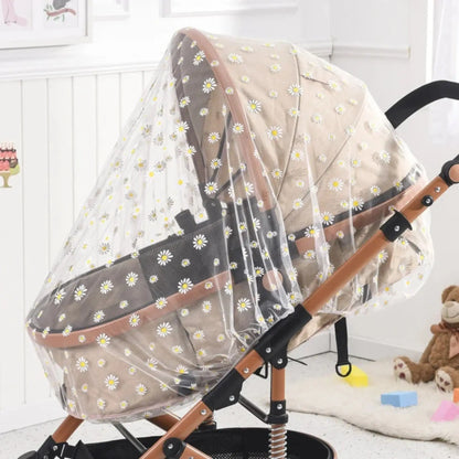 Moustiquaire poussette universelle BabyLunea Harmonie | Filet moustique poussette respirant et protection 360° 