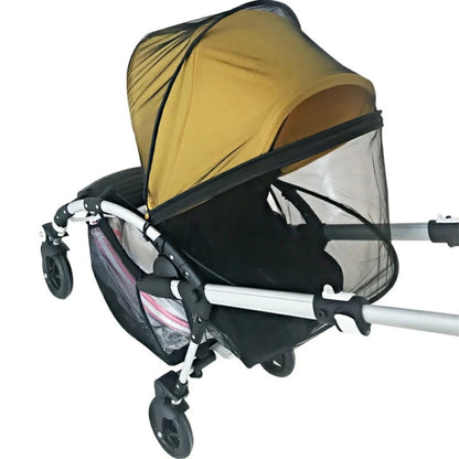 Moustiquaire poussette universelle BabyLunea Plénitude | Filet moustique poussette avec arceau et protection 360° 