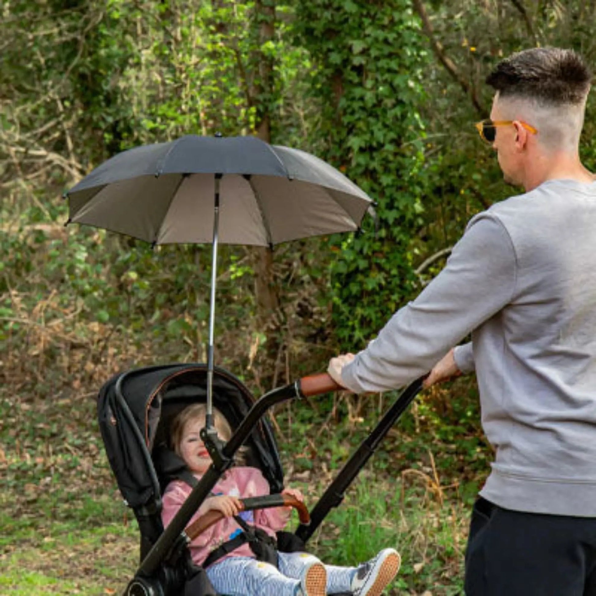 Ombrelle pour poussette BabyLunea Daily anti-UV réversible 