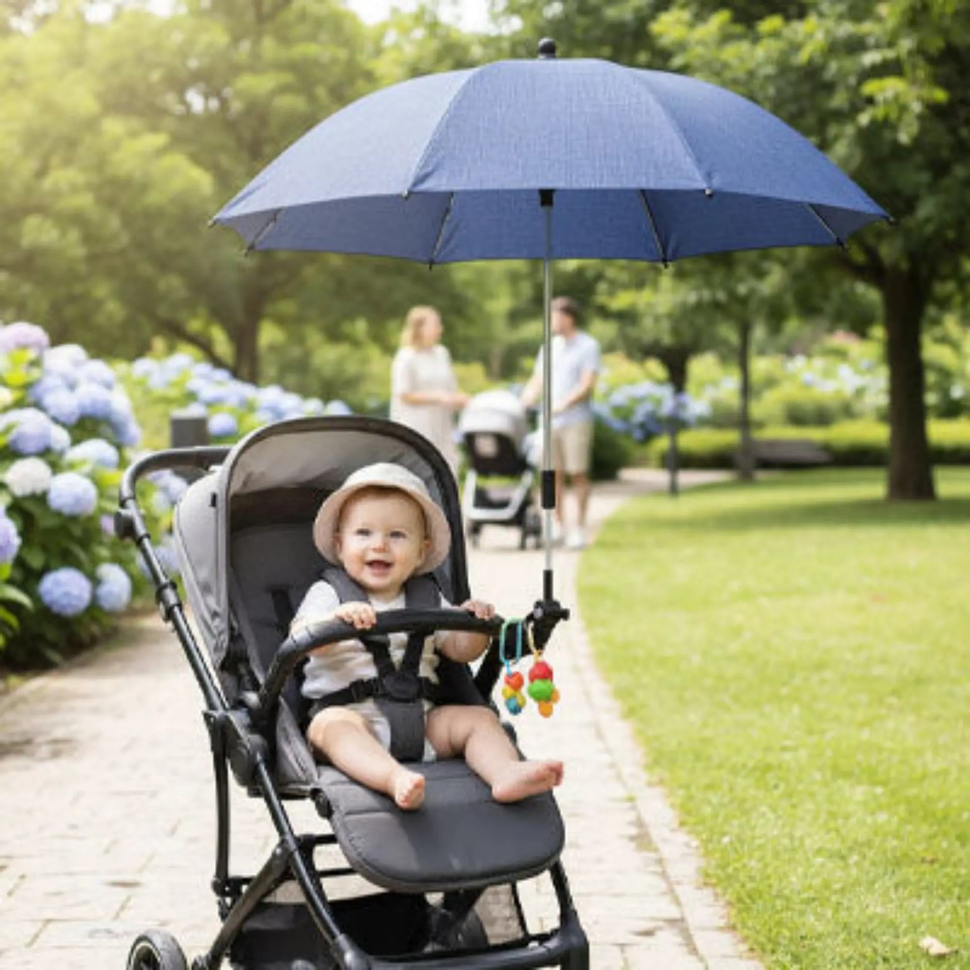 Ombrelle pour poussette BabyLunea Harmonie universelle avec protection UV et bras orientable 
