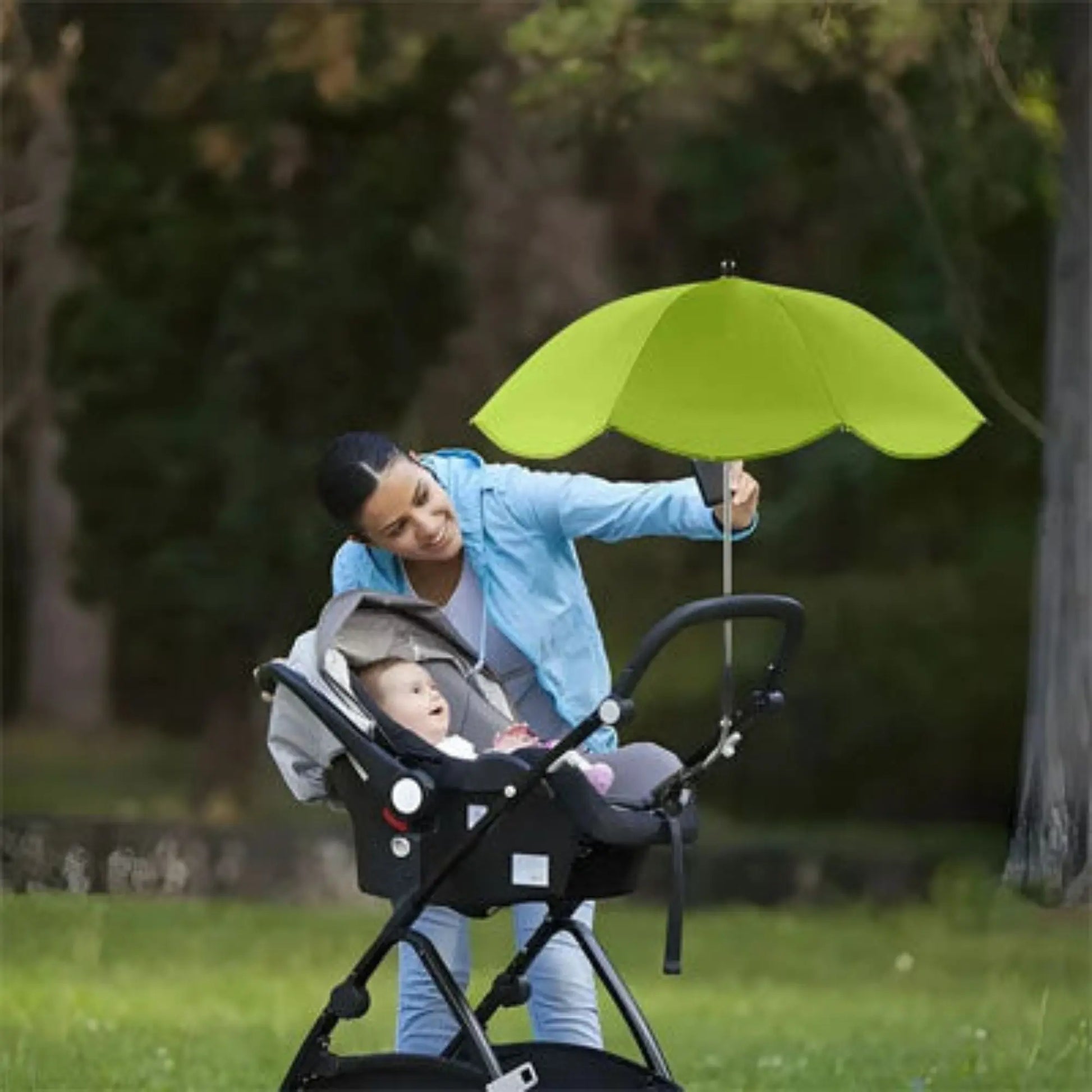 Ombrelle pour poussette universelle anti-UV | Protection bébé été 