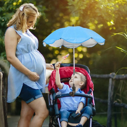 Ombrelle pour poussette universelle anti-UV | Protection bébé été 