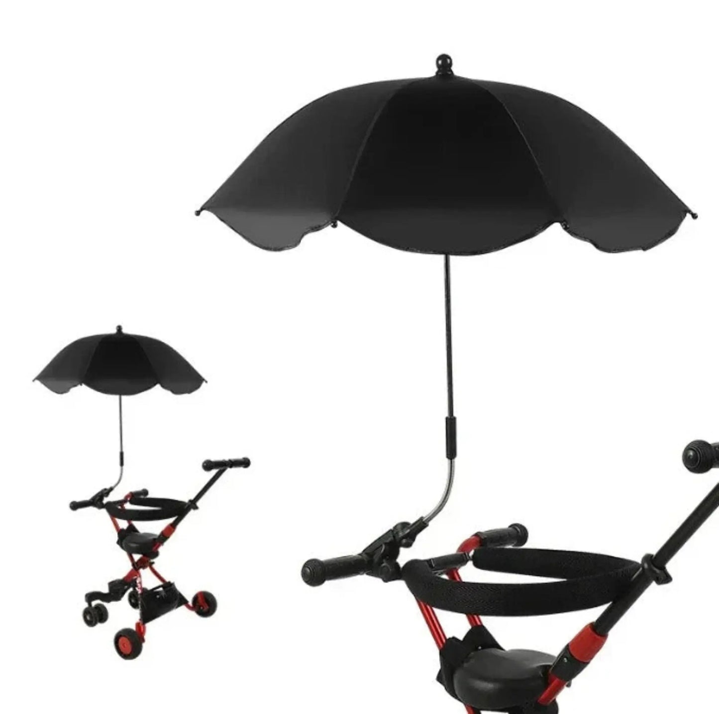 Ombrelle pour poussette universelle anti-UV | Protection bébé été 
