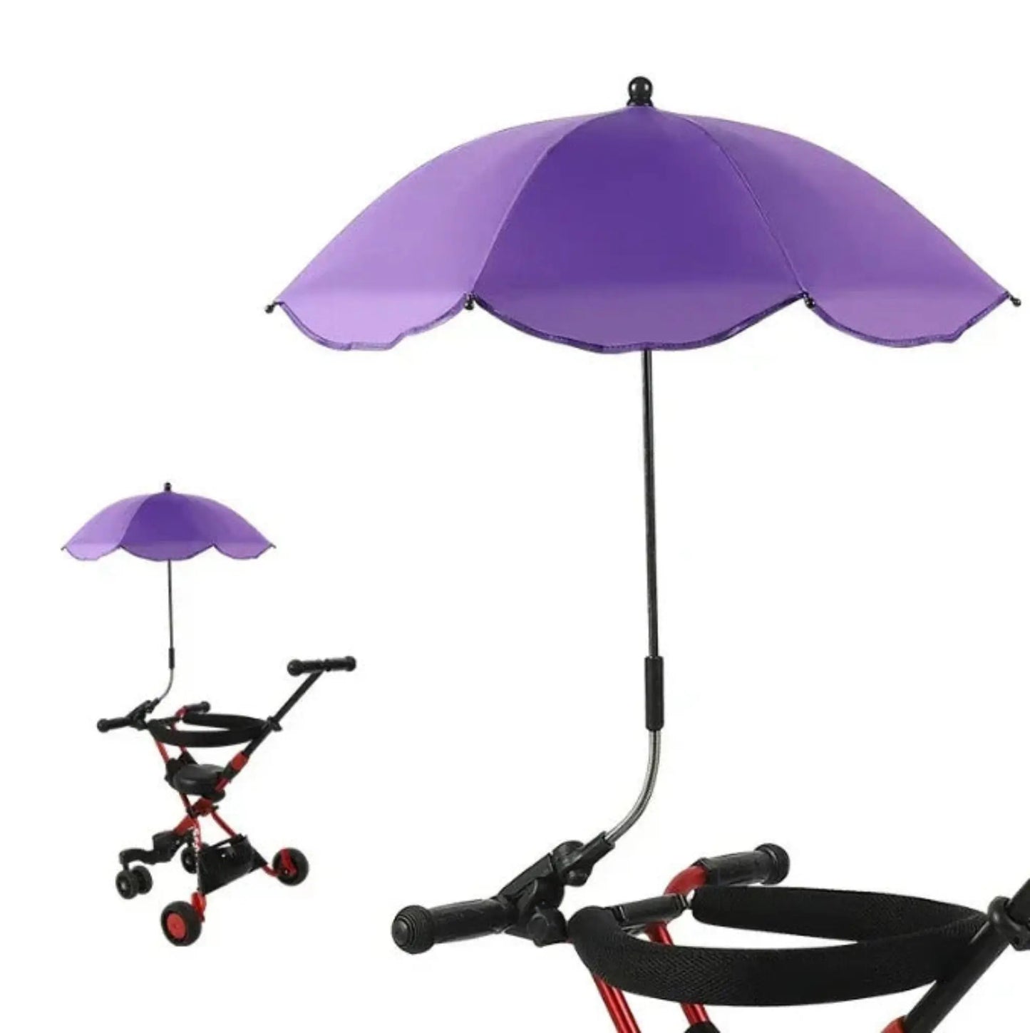 Ombrelle pour poussette universelle anti-UV | Protection bébé été 