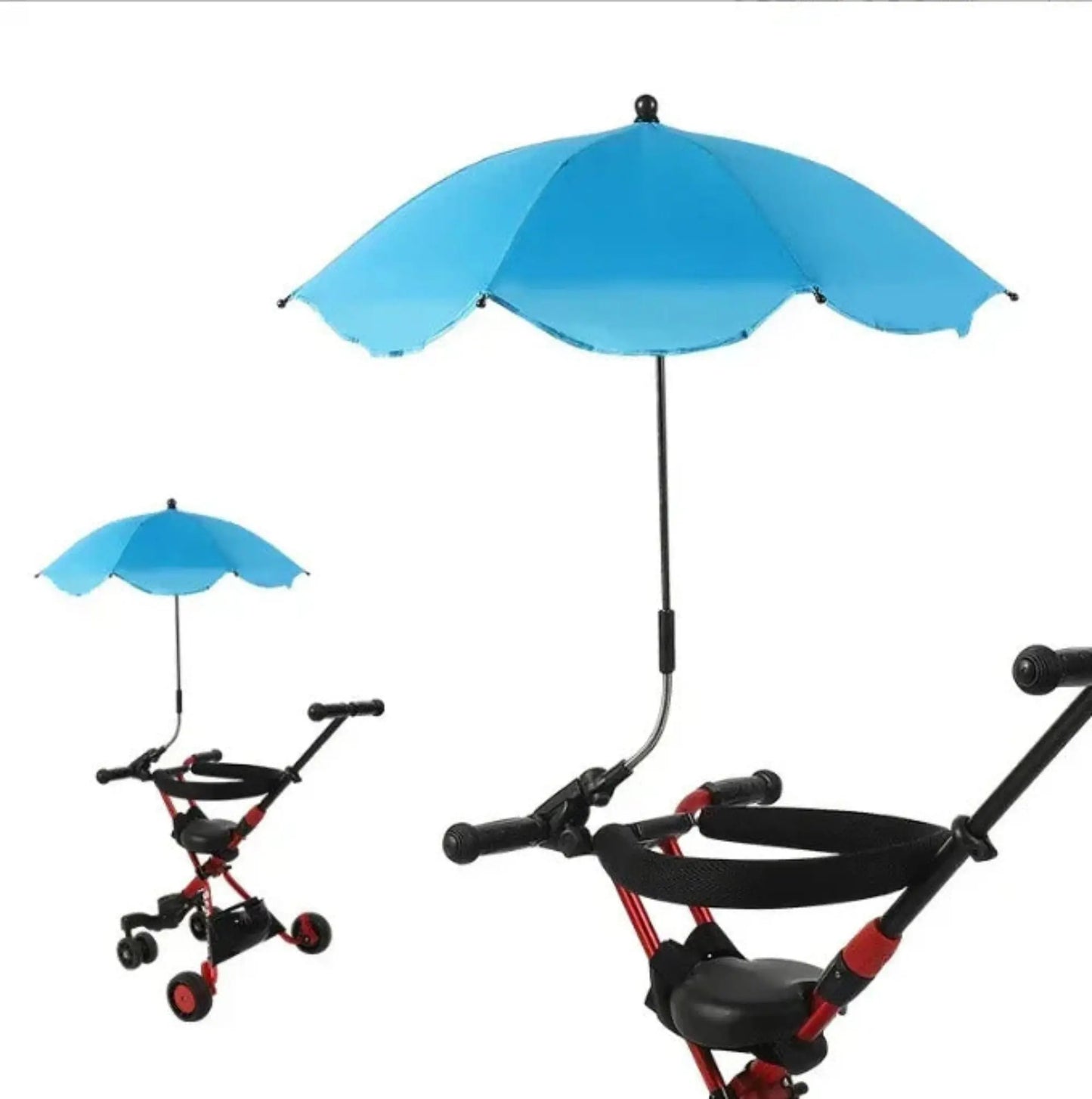 Ombrelle pour poussette universelle anti-UV | Protection bébé été 