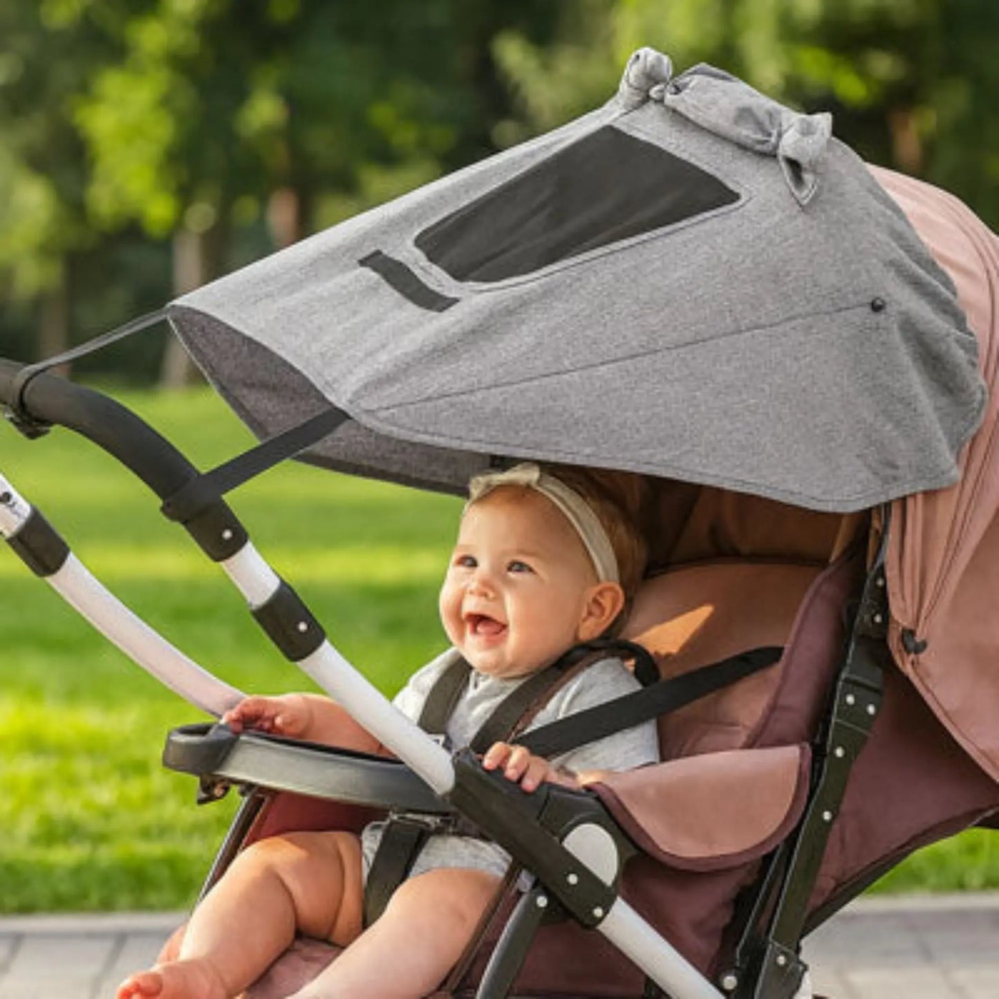 Pare soleil poussette BabyLunea Mobile | UV 50+ universel 