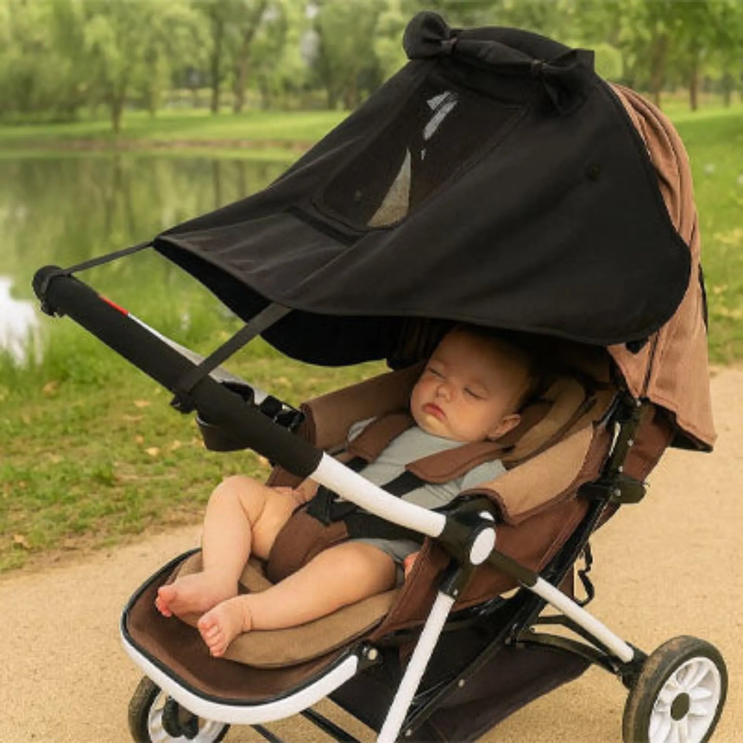 Pare soleil poussette BabyLunea Mobile | UV 50+ universel 