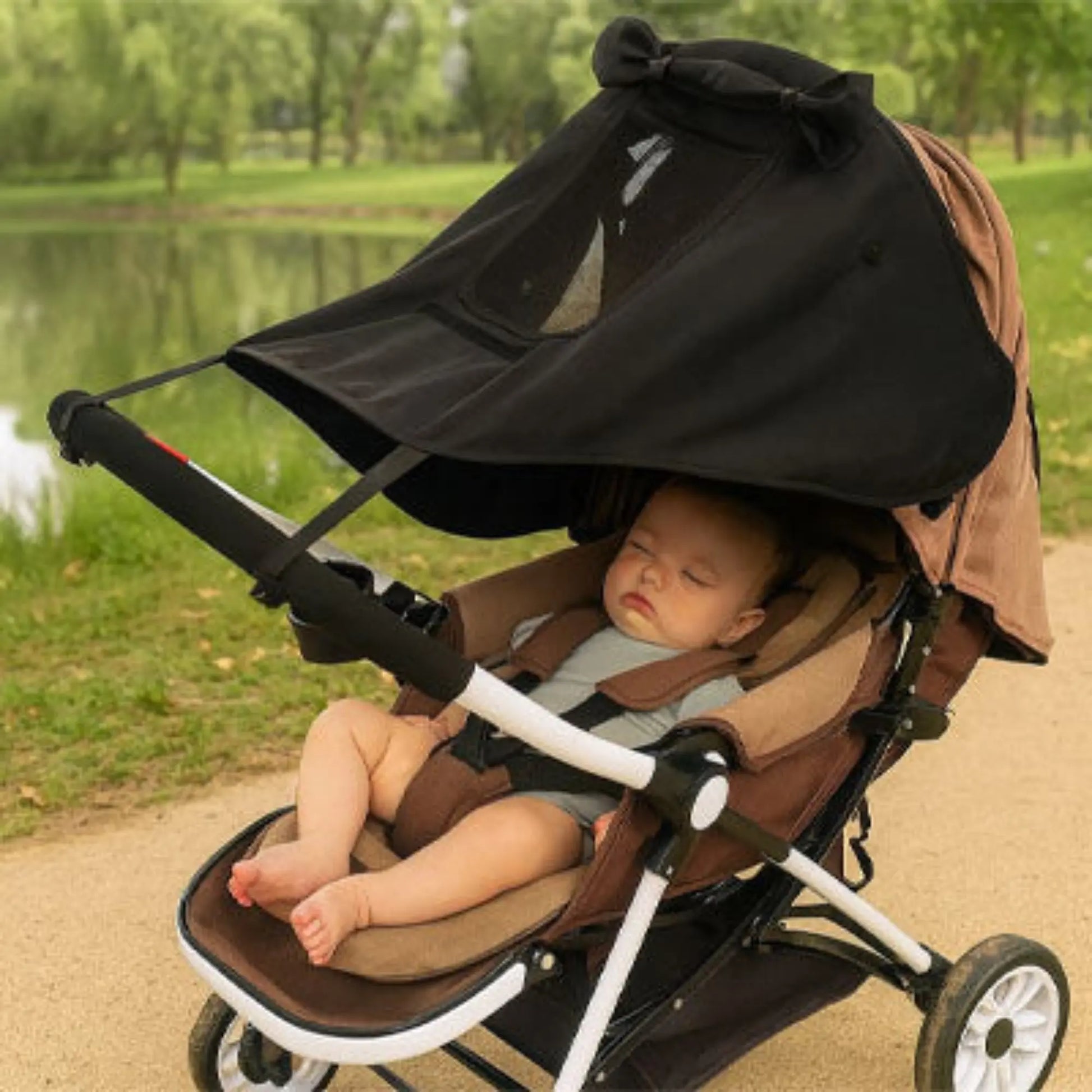 Pare soleil poussette BabyLunea Mobile | UV 50+ universel 