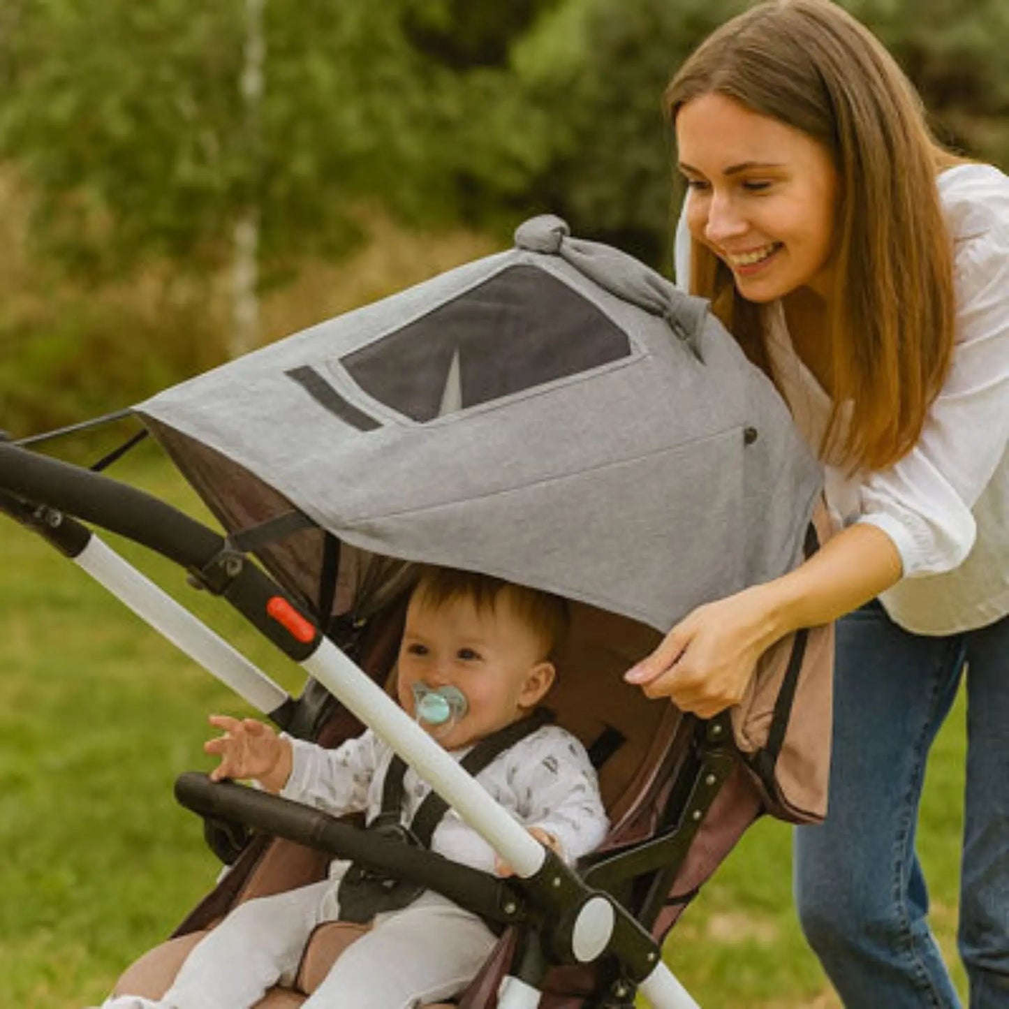 Pare soleil poussette BabyLunea Mobile | UV 50+ universel 