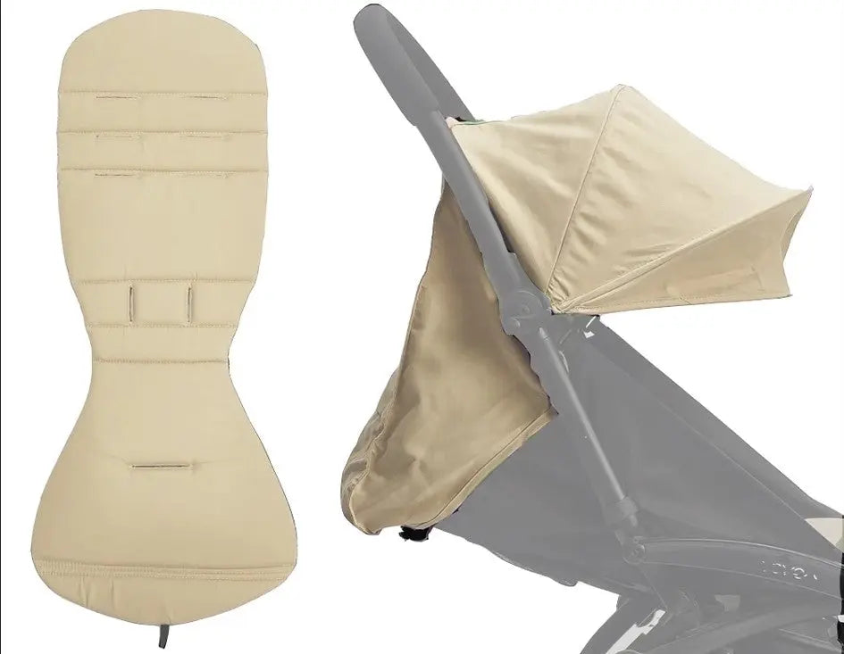 Pare soleil poussette BabyLunea Zen universel – protection solaire, confort et fraîcheur pour bébé 