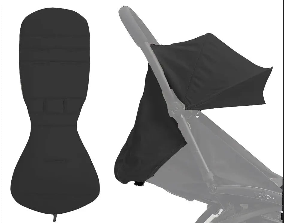 Pare soleil poussette BabyLunea Zen universel – protection solaire, confort et fraîcheur pour bébé 