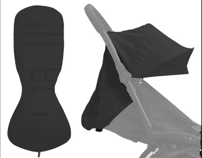 Pare soleil poussette BabyLunea Zen universel – protection solaire, confort et fraîcheur pour bébé 