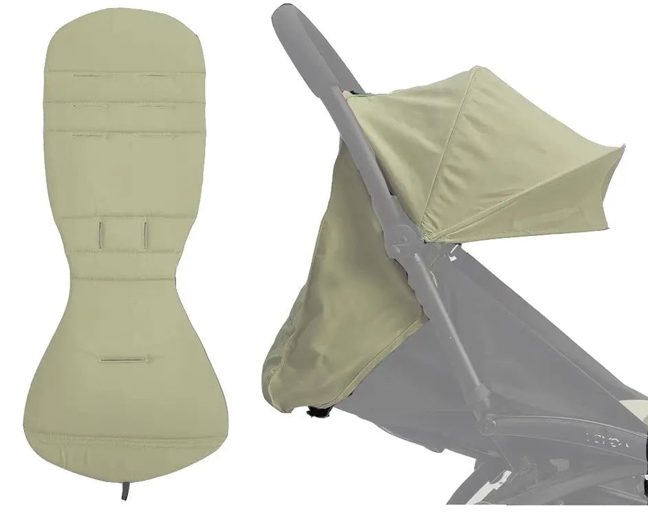 Pare soleil poussette BabyLunea Zen universel – protection solaire, confort et fraîcheur pour bébé 