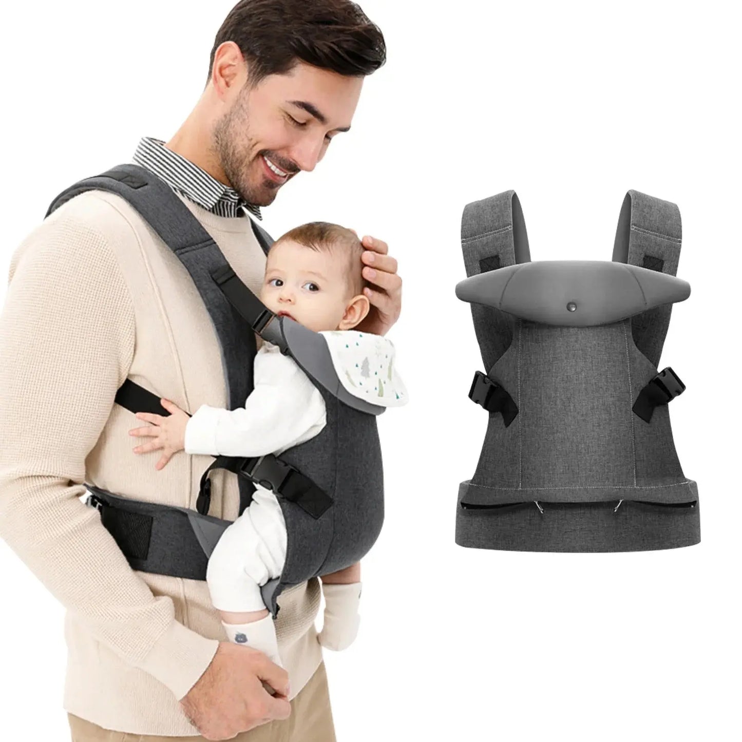 Porte bébé nouveau-né BabyLunea Tempo | Confort physiologique et maintien premium 
