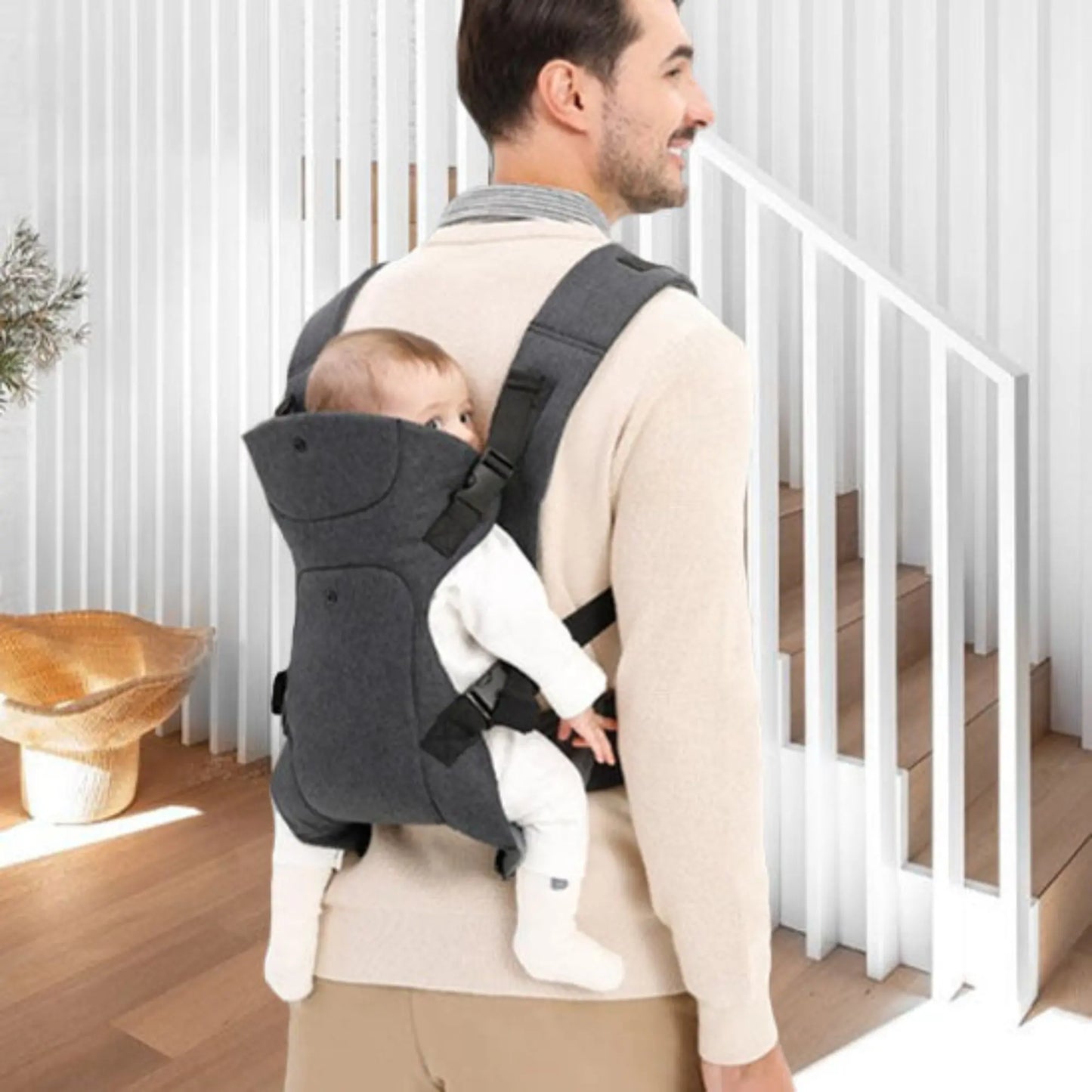 Porte bébé nouveau-né BabyLunea Tempo | Confort physiologique et maintien premium 