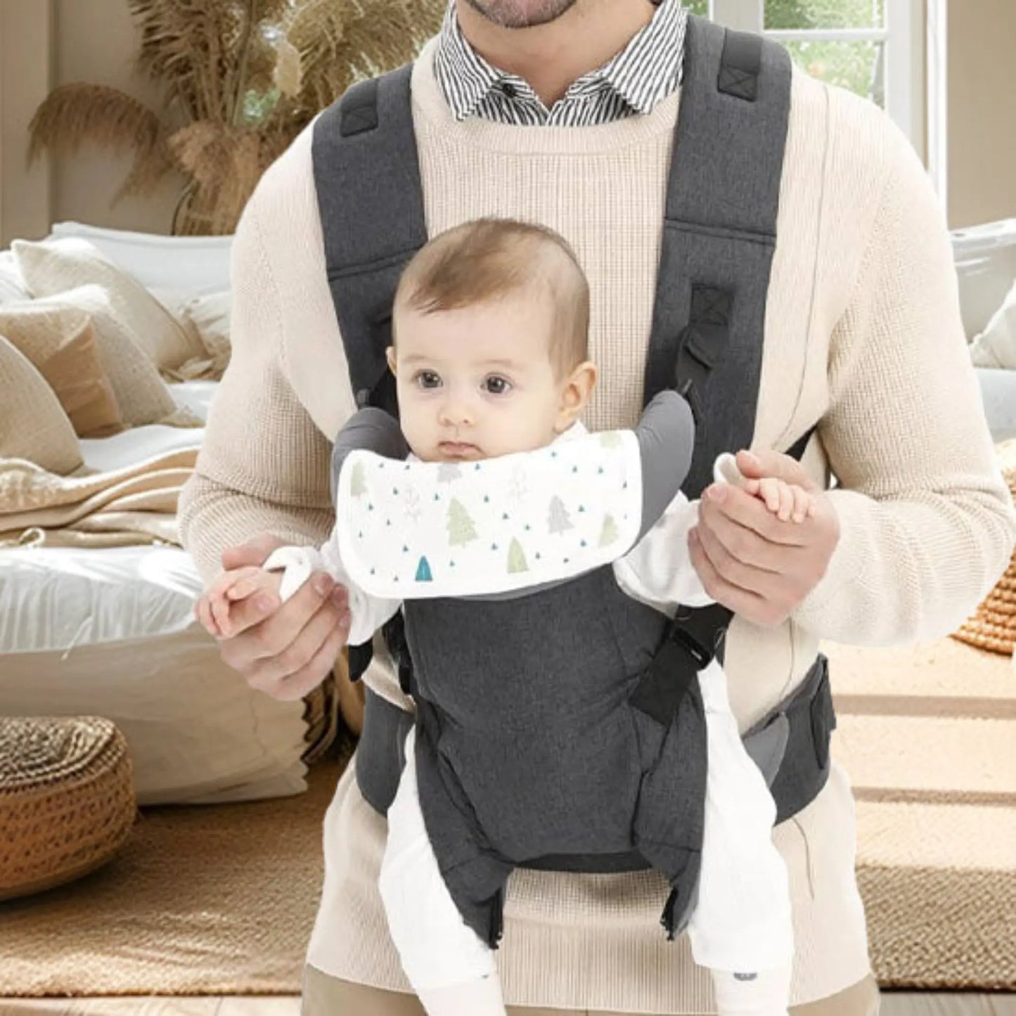 Porte bébé nouveau-né BabyLunea Tempo | Confort physiologique et maintien premium 