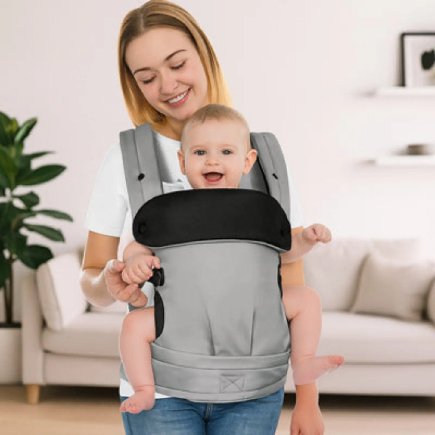 Porte bébé physiologique BabyLunea Plénitude | Porte bébé ergonomique confortable 