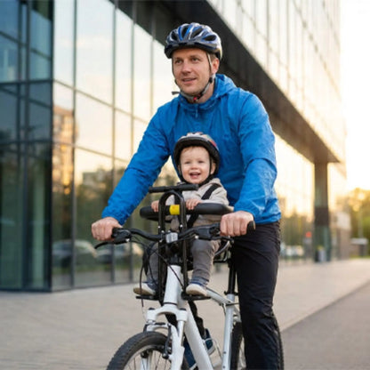 Porte bébé vélo avant sécurisé BabyLunea Escapade – siège vélo enfant premium 