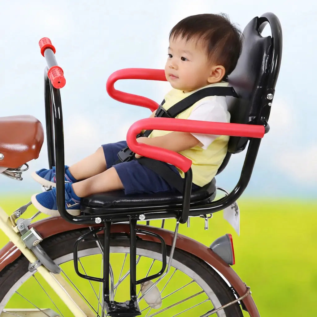 Porte bébé vélo électrique BabyLunea Pulse – siège arrière rembourré premium 