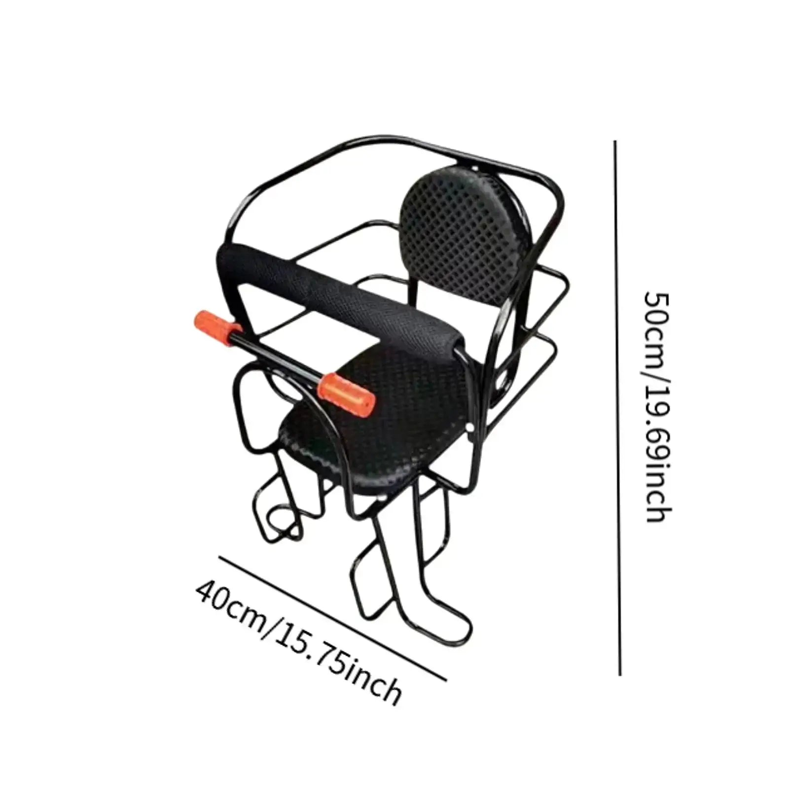 Porte bébé vélo électrique BabyLunea Pulse – siège arrière rembourré premium 