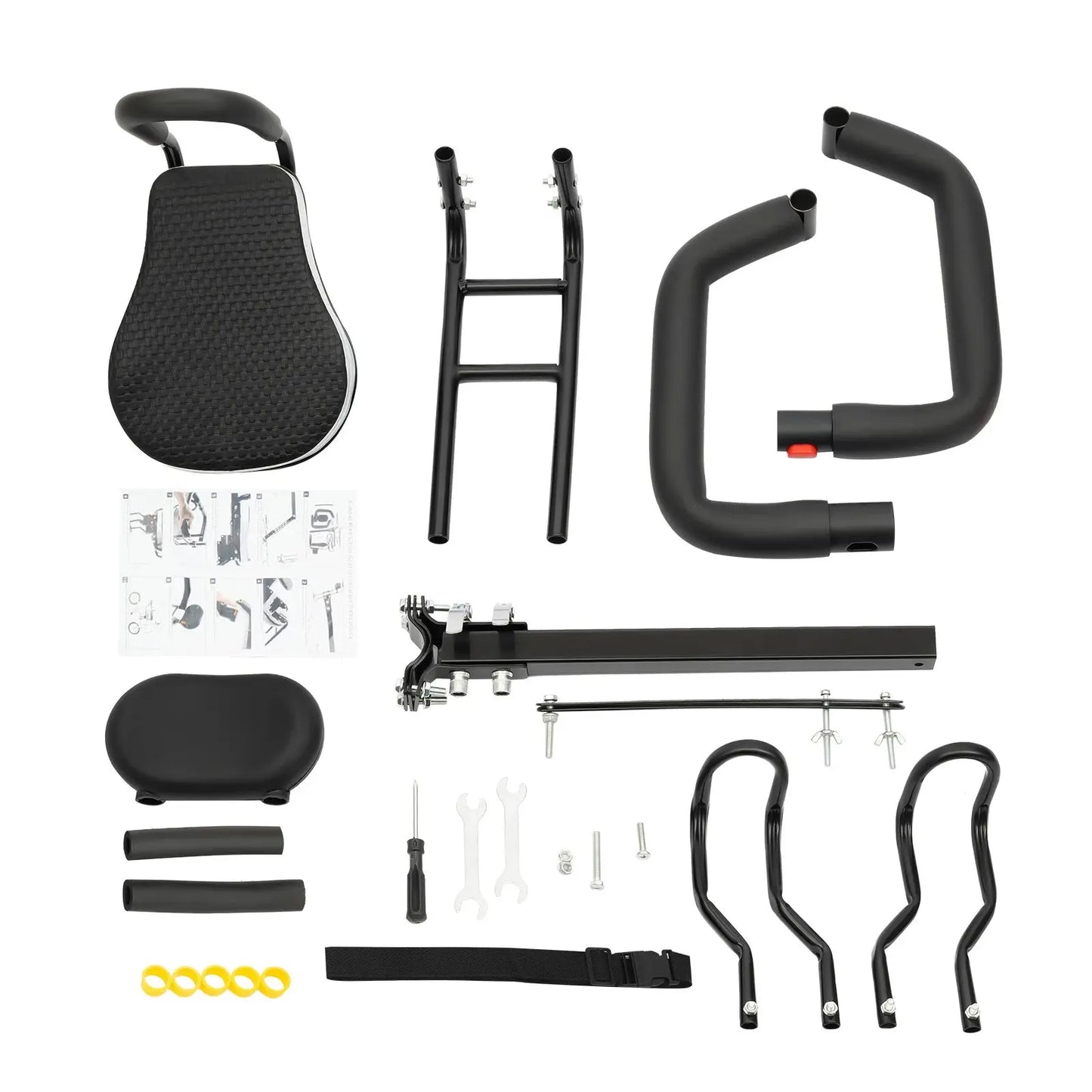 Porte bébé vélo sur cadre BabyLunea Nexus – siège enfant réglable premium 
