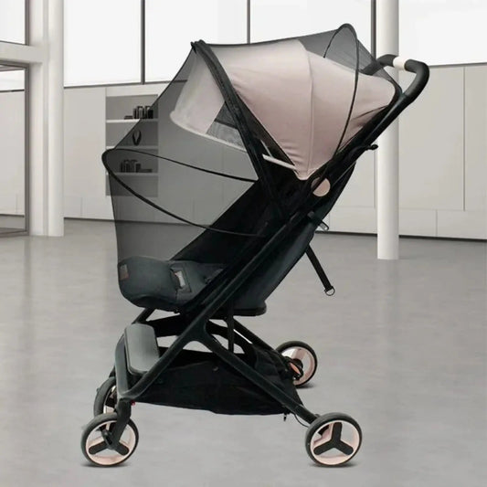 Protection moustique bébé poussette BabyLunea Liberté | Universelle avec double zip et maille renforcée 