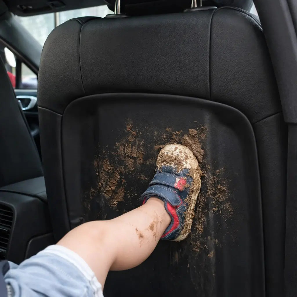 Protection siège voiture bébé BabyLunea Pratique – Tapis de protection siège auto imperméable, universel et élégant 