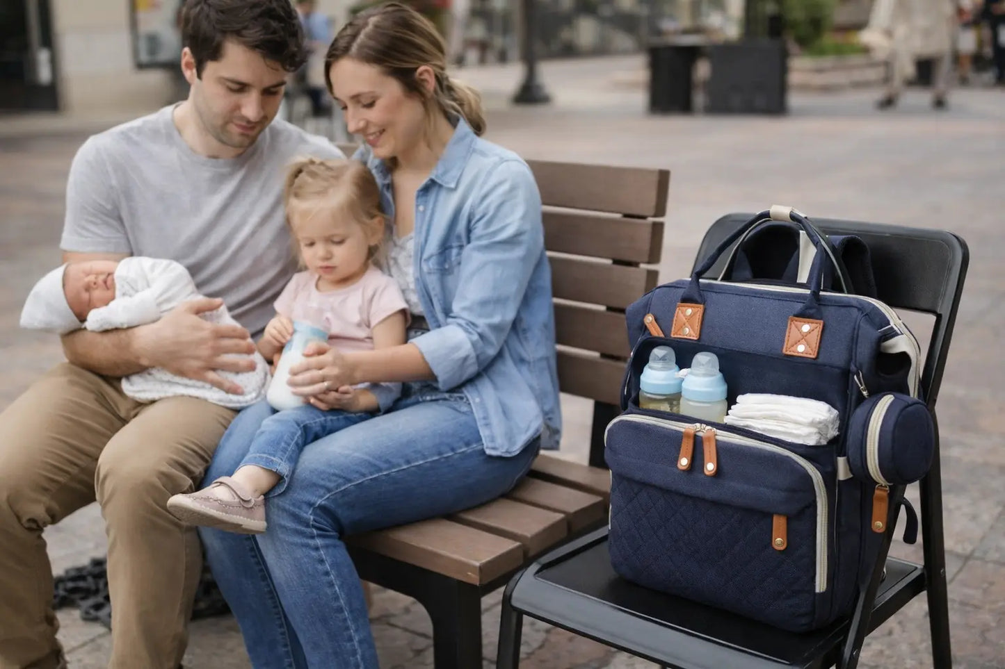 Sac à langer bébé étanche imperméable BabyLunea Prestige isotherme 